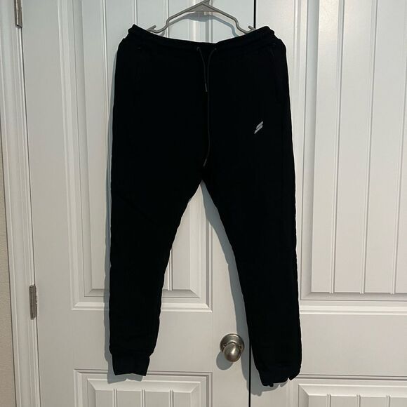 DoYouEven Men's Black Joggers Size Large - Athletic Sweatpants w/ Zip Pockets - Picture 2 of 9